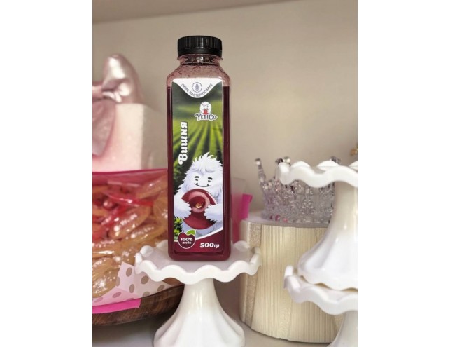 Пюре пастеризоване "Вишня" 500 грам.