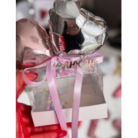 Дзеркальний топпер "люблю", 6см.