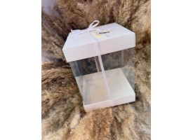 Коробка - акваріум для тортиків чи пасок