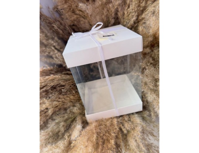 Коробка - акваріум для тортиків чи пасок