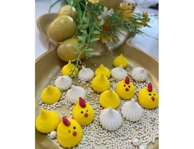 Безе+посипка+курочки з безе