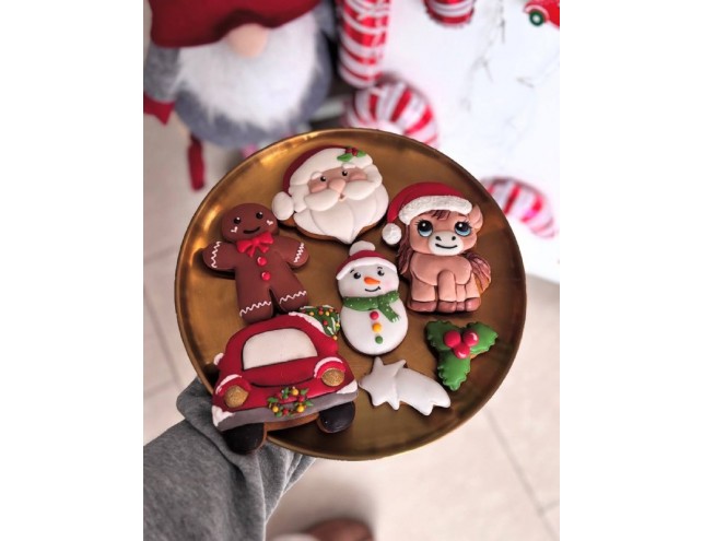 Новорічний пряник (Сніговик)