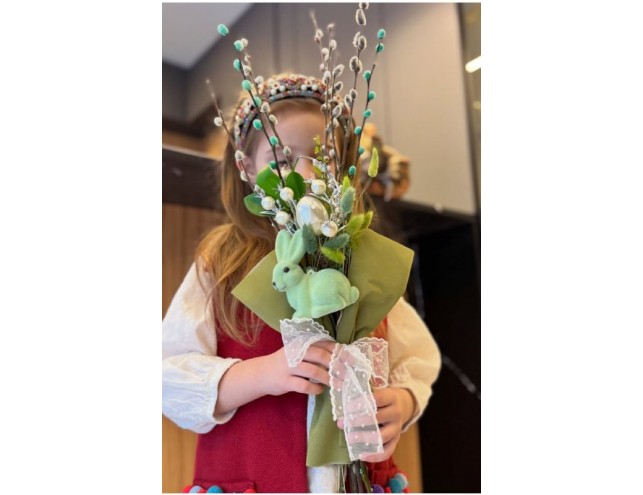 Вербові букетики ручної роботи 