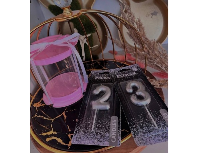 Свічки "Цифра хромова" 