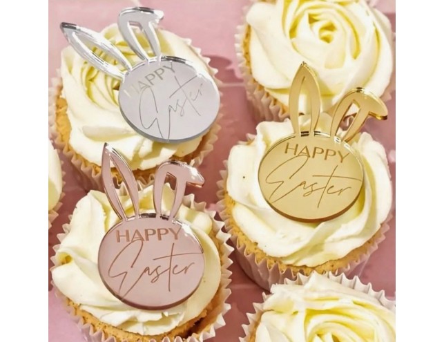 Дзеркальні топпери "Happy Easter"