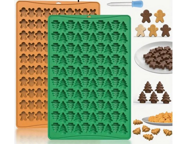 Форми для міні детпалей із шоколаду чи міні печива, желейних цукерок.