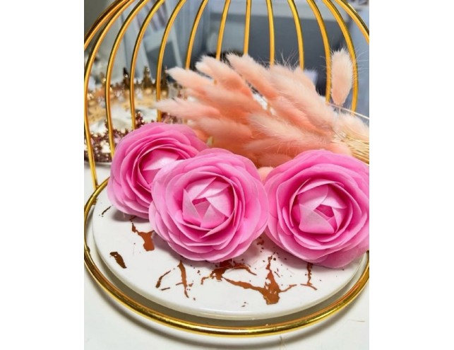 Вафельні піони, рожеві, 1шт.