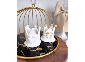 Корона з мастики, 8 см. Корона з мастики, 8 см.