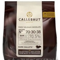 Шоколад  "Callebaut" Чорний 70,5% 400 грам (оригінальна упаковка)