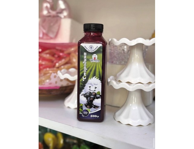 Пюре пастеризоване "Смородина" 500 грам.