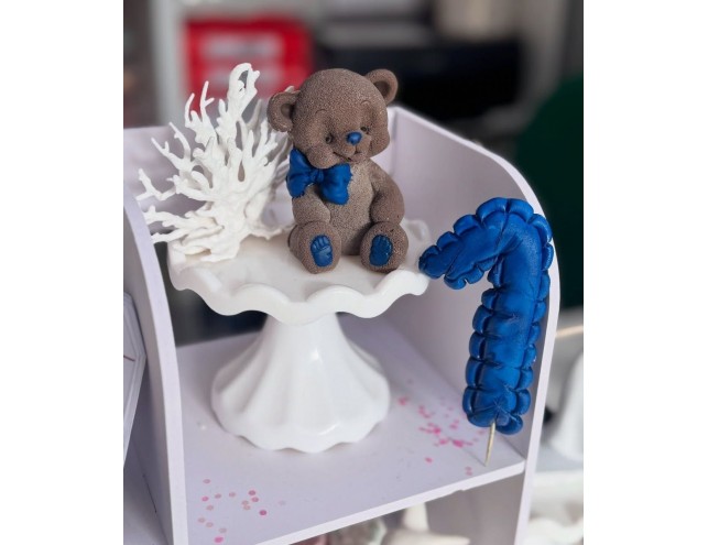 Ведмедик + цифра 