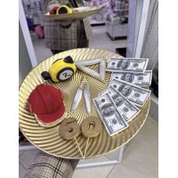 Декор на тортик в стилі "Будівельник"