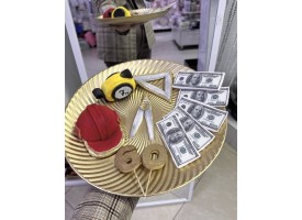 Декор на тортик в стилі "Будівельник" Декор на тортик в стилі "Будівельник"