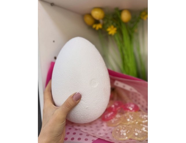 Заготовки з пінопласту, "яйце", 15см.