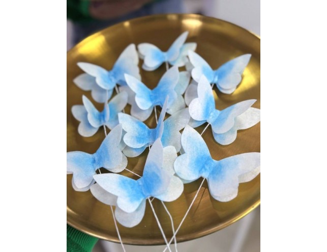 Метелики подвійні "Омбре", вафельні, 10 шт.