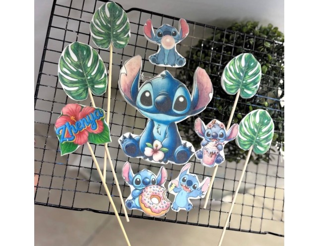 Топпери на тортик "Стіч"