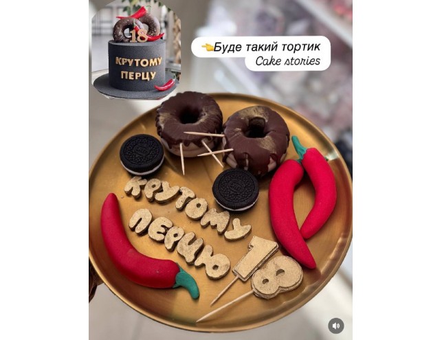 Декор "крутому перцю"