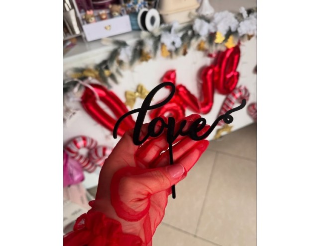 ДВП топпер "Love", 14см.