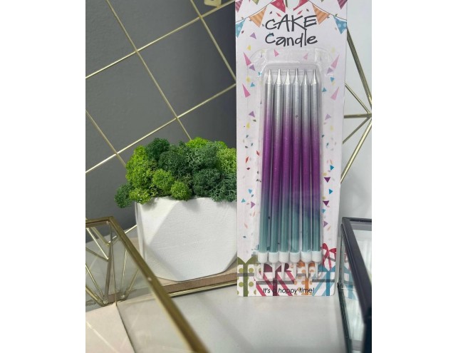 Свічки "омбре" 6шт.