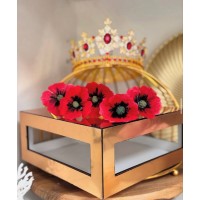 Квіти вафельні, маки 