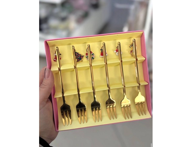 Новорічні прибори, 6шт.