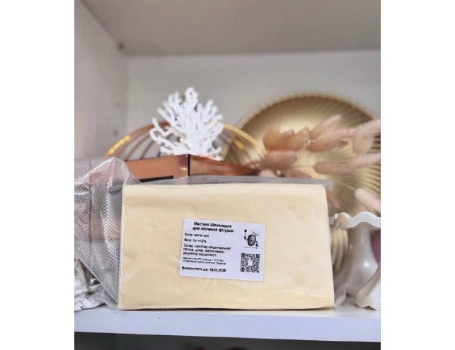 Мастика для ліплення фігурок з какао маслом