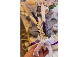 Свічка "Лавандове натхнення", ручної роботи