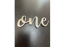 Топпер дзеркальний, one, 10 см, срібний
