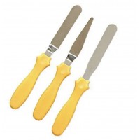 Набір кондитерських шпателів з 3-х шт Набір кондитерських шпателів з 3-х шт