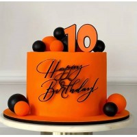 Топпер HB, акрил, 10см.