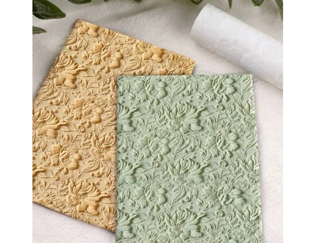 Скалка - відтиск для роботи з мастикою, 10 см.