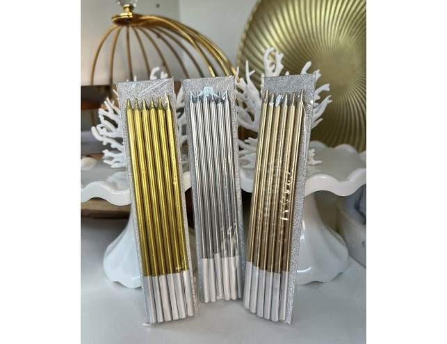 Свічки, прямі, 6шт.