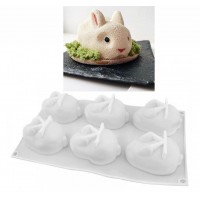 силіконова форма зайчик 7х4 см