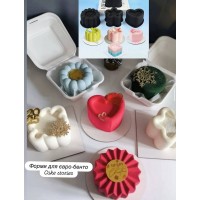 Силіконова форма для євродисертів, розмір для бенто 12,3х7см.