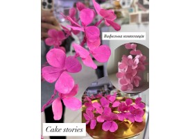 Вафельна композиція квітів на тортик 