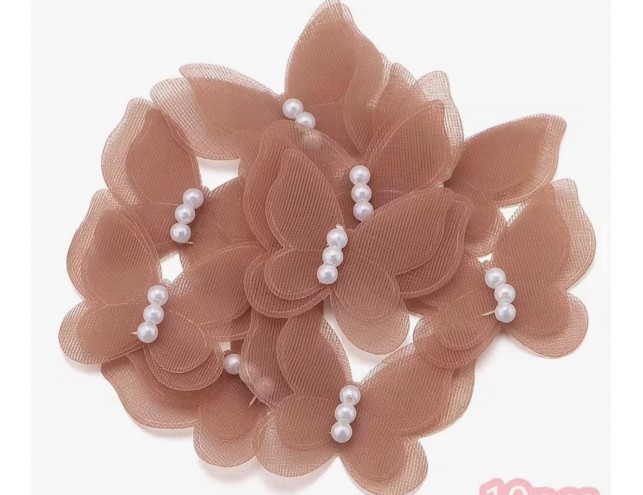 Метелики подвійні з перлинками