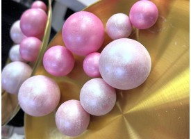 Сфери шоколадні, перламутрові 9 шт.