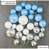 Кулі для тортика декоративні (Не їстівні) 10 шт.