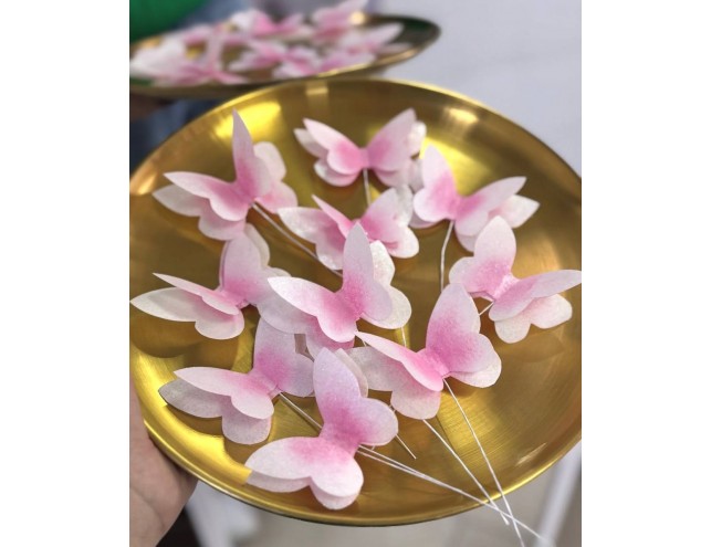 Метелики подвійні "Омбре", вафельні, 10 шт.