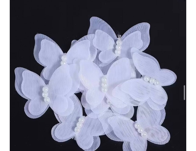 Метелики подвійні з перлинками