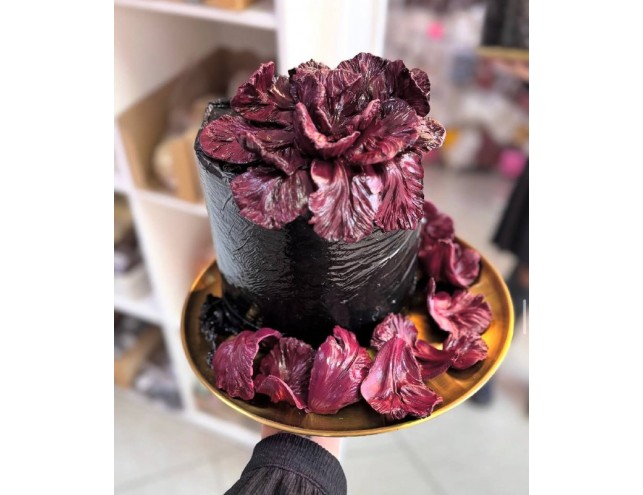 Квітка з мастики + пелюстки