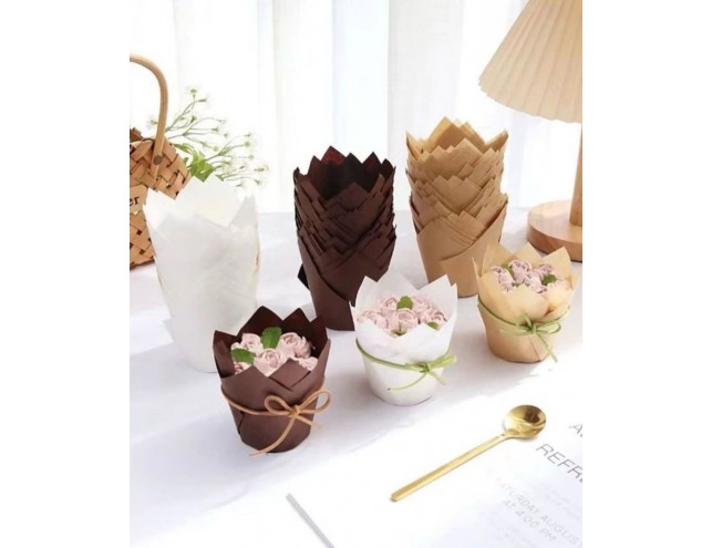 Формочки "тюльпан"/ 10шт.