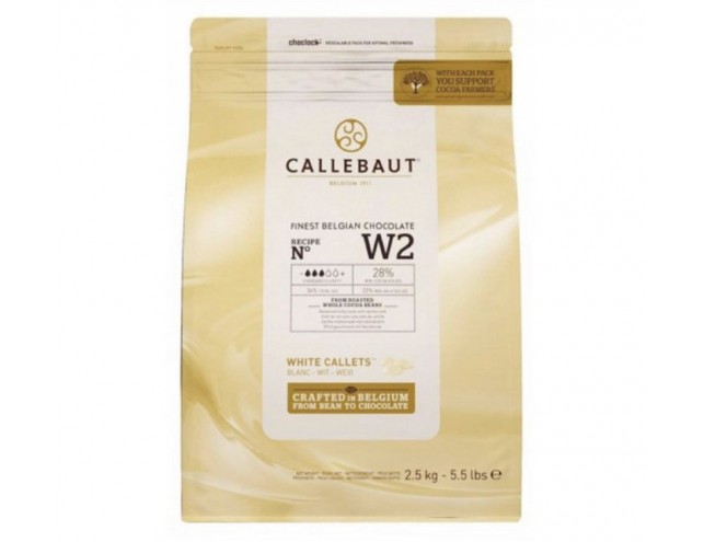 Шоколад  "Callebaut" Білий 28% 100 грам