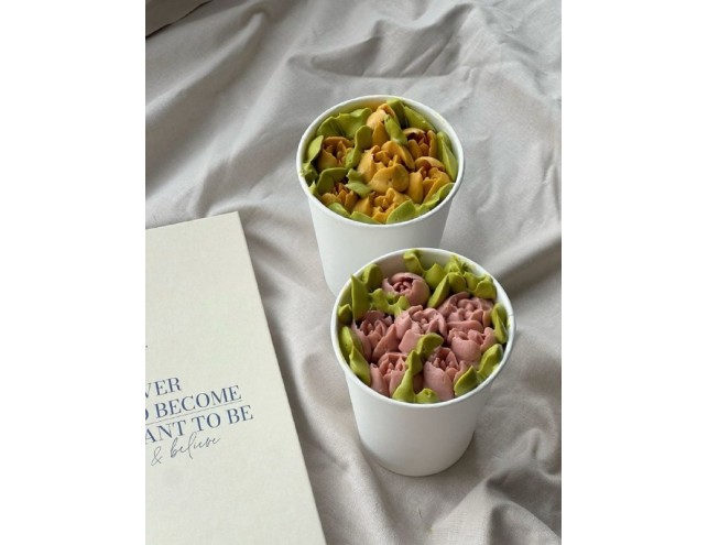 Стакани для десертів в асортименті кольорів 