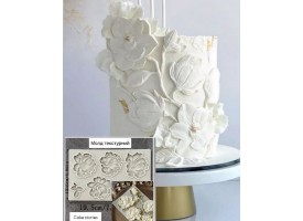 Молд текстурний "квітковий", 19,5х12,5см. Молд текстурний "квітковий", 19,5х12,5см.