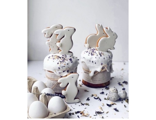 Пряник "зайчики в асортименті"