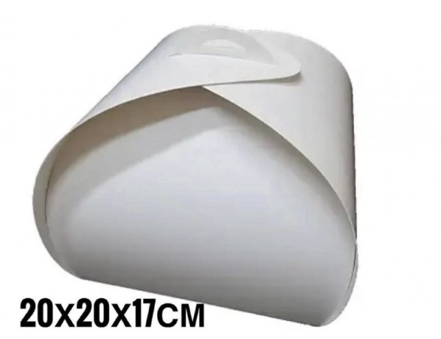 Коробка для торта "купол", 20х20х17см