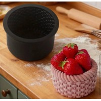 Силіконова форма для євродесертів, розмір для бенто 12,3х7см.