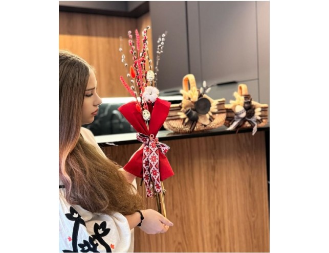 Вербові букетики ручної роботи 