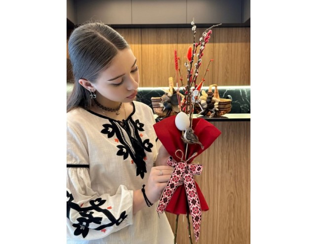 Вербові букетики декоративні